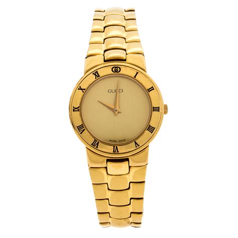 gucci gold watch for women|gucci women's watches prices.